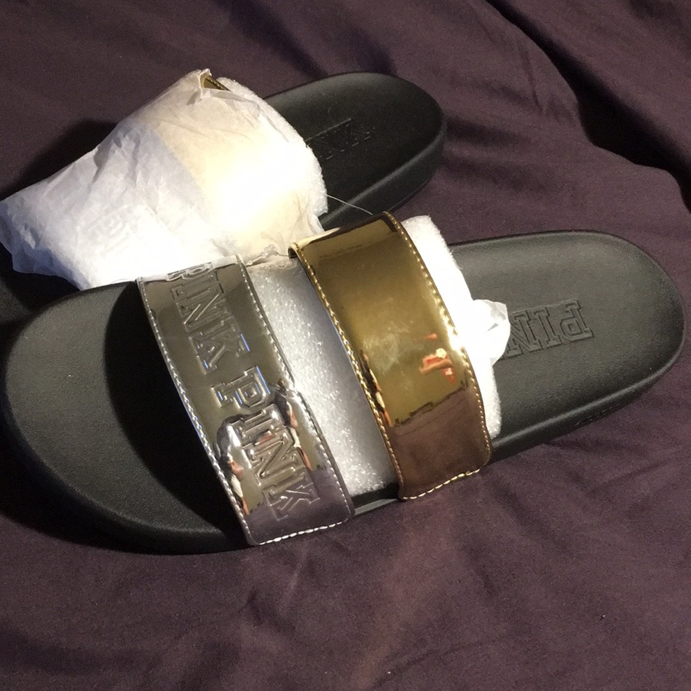 Pink Victoria secret slides